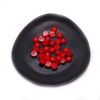 Pedras preciosas de cabochons , coral sintetico, Cúpula, DIY & tamanho diferente para a escolha, vermelho, vendido por PC