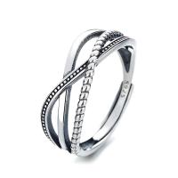 Sterling Silver Nakit Finger Ring, 925 Sterling Silver, modni nakit & različitih stilova za izbor & za žene & šupalj, nikal, olovo i kadmij besplatno, Prodano By PC