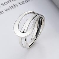 Sterling Silver Nakit Finger Ring, 925 Sterling Silver, modni nakit & za žene, nikal, olovo i kadmij besplatno, 12mm, Prodano By PC