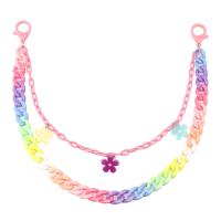 Body Chain Jewelry, Acrylic, with Resin & Tibetan Style, Different Shape for Choice & punk style & for woman, more colors for choice, Length:42 cm, 52 cm, Sold By PC