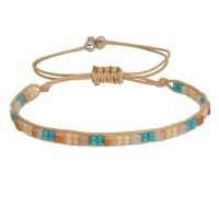 Seedbead bracelet, avec corde de cire & coquille & cristal, bijoux de mode & styles différents pour le choix & pour femme, protéger l'environnement, sans nickel, plomb et cadmium, Vendu par PC