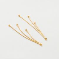 Brass Earring Drop Component, real gold plated, DIY, more colors for choice, 4PCs/Bag, Sold By Bag