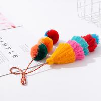 Cotton Thread Key Clasp, handmade, multifunctional, more colors for choice, 640mm, Sold By PC