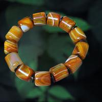 Red Agate Bracelets, Natural & fashion jewelry & Unisex, 10x11mm, Sold Per 18-20 cm Strand