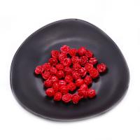Coral Beads, Rose, Carved, DIY & half-drilled, red, 10mm, Sold By PC