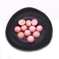 Συνθετικό Coral Cabochon, Θόλος, DIY & διαφορετικό μέγεθος για την επιλογή, ροζ, Sold Με PC