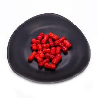 Syntetisk Coral Bead, Blomma, Sned, DIY, röd, 8x11-15mm, Säljs av PC