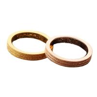 Anéis Couple dedo, Partículas de aço, joias de moda & unissex & tamanho diferente para a escolha, Mais cores pare escolha, 3.50x2.20mm, vendido por PC