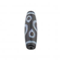 Natural Tibetan Agate Dzi Beads, DIY, 38x12x12mm, Hole:Approx 0.1mm, Sold By PC