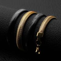 Titan stål halsband, mode smycken & olika längd för val & Unisex, fler färger för val, 6mm, Säljs av Strand