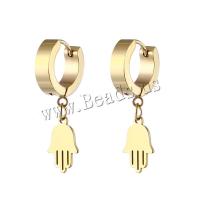 Titanium Steel  Earring, Hand, Vacuum Ion Plating, Unisex & different styles for choice, more colors for choice, 9x30mm, Sold By PC