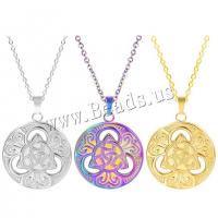 Stainless Steel Jewelry Necklace 304 Stainless Steel Vacuum Ion Plating fashion jewelry Length Approx 50 cm Sold By PC