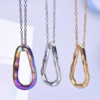 Stainless Steel Jewelry Necklace 304 Stainless Steel Vacuum Ion Plating fashion jewelry & for woman & hollow Length Approx 50 cm Sold By PC