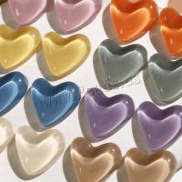 DIY Jewelry Supplies, Resin, Heart, more colors for choice, 25x25mm, Sold By PC