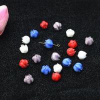 Lampwork Beads, Flower Bud, DIY, more colors for choice, 12mm, 10PCs/Bag, Sold By Bag