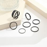 Cink Alloy Ring Set, Cink ötvözet, galvanizált, divat ékszerek & különböző stílusokat a választás & a nő, nikkel, ólom és kadmium mentes, Által értékesített Set