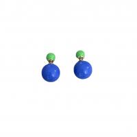 Zinc Alloy Stud Earring painted for woman & enamel Sold By Pair
