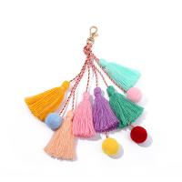 Polyester Key Clasp, handmade, multifunctional, more colors for choice, 20cm, Sold By PC
