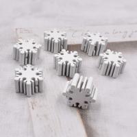 Wood Beads, Snowflake, DIY, 20x20x10mm, Sold By PC