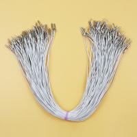 Moda Jóias Cord, fio elástico, with ferro, branco, 1.20mm, comprimento Aprox 36 cm, 50000PCs/Lot, vendido por Lot