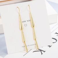 Brass Drop Earring polished fashion jewelry & for woman nickel lead & cadmium free Sold By Pair