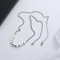 925 Sterling Silver Necklaces, with 1.97inch extender chain, Antique finish, fashion jewelry & for woman, nickel, lead & cadmium free, Length:Approx 15.75 Inch, Sold By PC