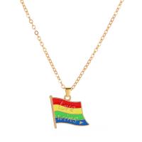 Zinc Alloy smykker halskæde, med 1.97inch extender kæde, KC guldfarve belagt, forskellige stilarter for valg & for kvinde & emalje, nikkel, bly & cadmium fri, Solgt Per Ca. 18.11 inch Strand