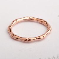 Titanium Čelik Finger Ring, 18K Rose Gold plated, modni nakit & različite veličine za izbor & za žene, porasla zlatnu boju, Prodano By PC