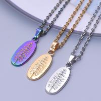 Stainless Steel Jewelry Necklace 304 Stainless Steel Tree Vacuum Ion Plating fashion jewelry & for woman Length Approx 50 cm Sold By PC