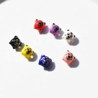 Porcelain Jewelry Beads, Tiger, DIY, more colors for choice, 12x12mm, 20PCs/Bag, Sold By Bag