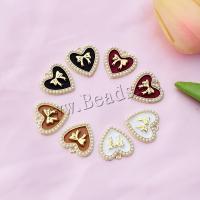 Tibetan Style Heart Pendants, plated, DIY, more colors for choice, nickel, lead & cadmium free, 21x21mm, 10PCs/Bag, Sold By Bag