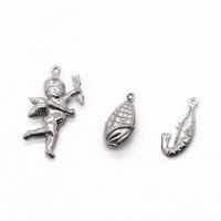 Stainless Steel Pendants, 304 Stainless Steel, plated, DIY & different styles for choice, more colors for choice, Sold By PC