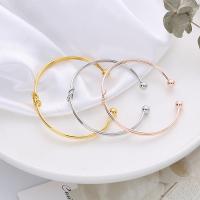 Zinc Alloy Cuff Bangle plated fashion jewelry & for woman nickel lead & cadmium free Sold By PC