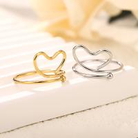 Aço inoxidável 304 anel, joias de moda & para mulher, Mais cores pare escolha, 20x1.2mm,12x15mm, vendido por PC