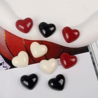 Mobile Phone DIY Decoration, Resin, Heart, epoxy gel, more colors for choice, 16x19mm, Sold By PC