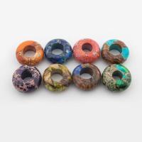 Gioielli Spacer Beads, diaspro impressione, Ciambella, DIY, nessuno, 14x14x6mm, Venduto da PC