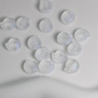 Perles acryliques transparentes, Acrylique, conque, DIY, transparent, 11x12.20x5mm, Environ 1140PC/sac, Vendu par sac