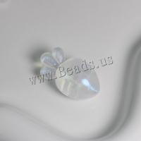 Perles acryliques transparentes, Acrylique, Carotte, DIY, transparent, 17.80x32x15.40mm, Environ 131PC/sac, Vendu par sac