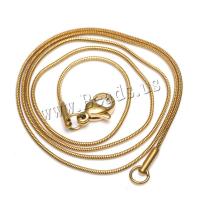 Stainless Steel Chain Necklace 304 Stainless Steel plated fashion jewelry & Unisex 0.90mm Sold By PC