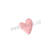 Mobile Phone DIY Decoration, Acrylic, Heart, stoving varnish, cute, more colors for choice, 24x21mm, Sold By PC