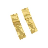 Zinc Alloy Oorbellen, gold plated, mode sieraden & voor vrouw, 13x60mm, Verkocht door pair