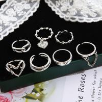 Tibetan Style Ring Set, plated, fashion jewelry & different styles for choice & for woman, nickel, lead & cadmium free, Sold By Set