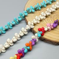 Türkis Perlen, Synthetische Türkis, DIY & verschiedene Größen vorhanden, keine, Länge:36-38 cm, 10SträngeStrang/Tasche, verkauft von Tasche