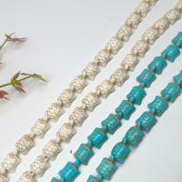 Perles turquoises, turquoise synthétique, DIY, plus de couleurs à choisir, 16x22mm, Longueur:43-45 cm, 10Strandstoron/sac, Vendu par sac