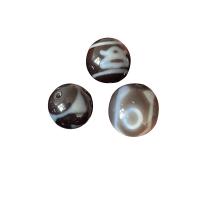 Perles agate dzi tibétaine naturelle, agate Tibétaine, bijoux de mode & DIY, 14mm, 10PC/sac, Vendu par sac
