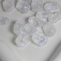 Perles acryliques transparentes, Acrylique, DIY, transparent, 13.60x18.50x8.90mm, Environ 510PC/sac, Vendu par sac
