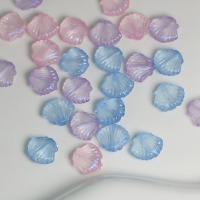 Acryl Schmuck Perlen, Schale, DIY, gemischte Farben, 12.30x11x4.20mm, ca. 1550PCs/Tasche, verkauft von Tasche