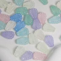 Frosted akryl perler, Teardrop, du kan DIY, flere farver til valg, 12mm, Solgt af Bag