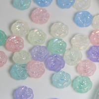 Perles acryliques dépolies, Acrylique, Rose, DIY & givré, plus de couleurs à choisir, 14x4.80mm, Environ 950PC/sac, Vendu par sac