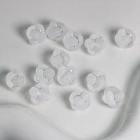 Perles acryliques transparentes, Acrylique, DIY & givré, transparent, 12mm, Environ 650PC/sac, Vendu par sac